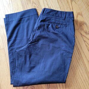 Evan-Picone Womens Stretch Pants Size 8P Petite Navy Blue Trousers NWT